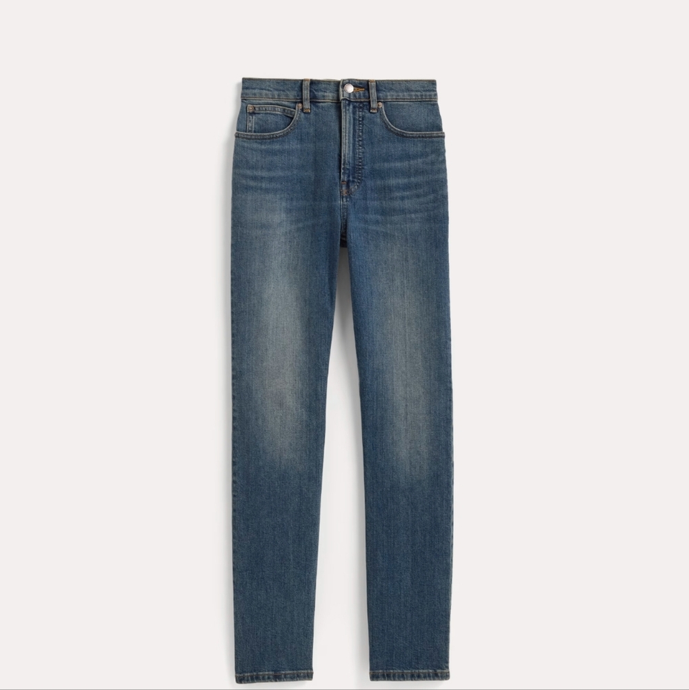 Organic Cotton Size 24 Full-Length Straight Leg Jeans by Everlane
